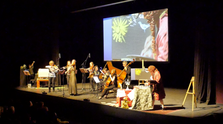 Vivaldi Four Seasons with Penelope Spencer and artist James Mayhew